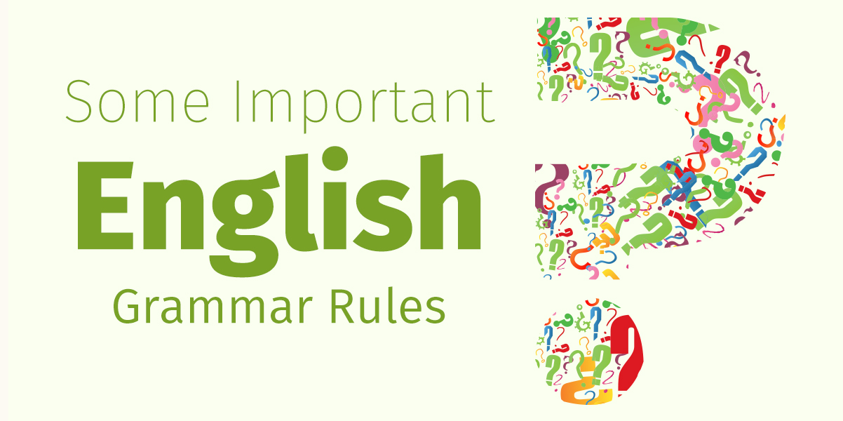 most important grammar rules in english